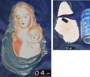 04 PLACA VIRGEN CON NIÑO MARFILINA